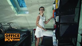 POV - Kate Rich Takes Your Big Cock in Her Petite Hole