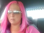 Sukie Rae plays with her tits while driving.