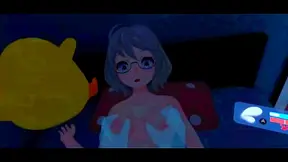 VR Kanojo Game POV – Oyasumi Etchi With Your Virtual Honey