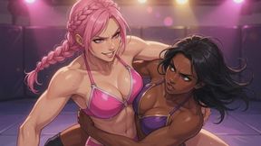 Female Wrestling Stories #9: Bubblegum Victory in the Bikini Catfight Ring