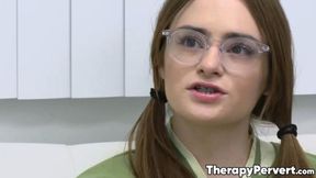 Teen Reese Robbins gets turned on by her therapist�s touch