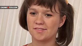 Fat teen pussy filled with hard meat stick