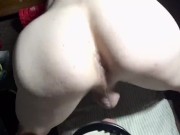 Femboys tight pink asshole by fuck machine