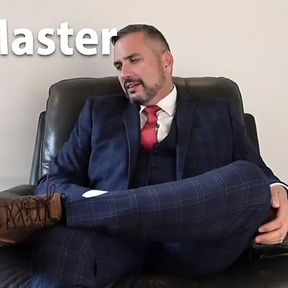 Uncut dilf masturbates and smokes cigar in three piece suit PREVIEW