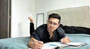 Young college students have sex in their room when they are alone