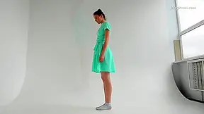 Alla Sinichka - Dressed Flexible Brunette