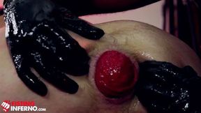 Ebony Daddy Micah Shows Devin Franco Who's Boss! FistingInferno