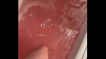 Just a cute girl playing in the tub