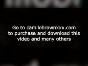 Jerking off Shooting my cum in my own mouth - Camilo Brown