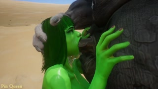 She-Hulk cheats on Hulk by fucking Rhino - Wild Life
