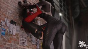 Spider-girl Falls Into A Trap And Gets Fucked By Big Futanari Cock