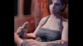 Jill valentine handjob cumshot