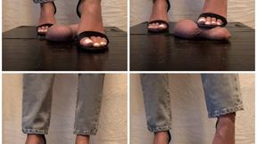 Cock trample and ball stomping