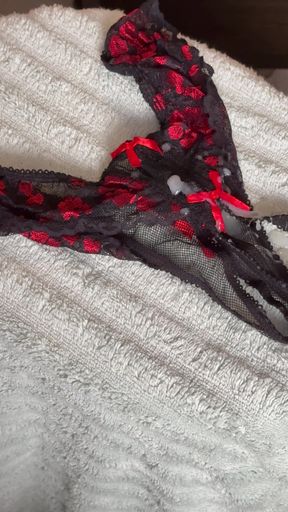 Cum on Wife's Panties 11