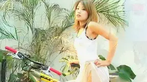 and glorious japanese doll is posing her big ass