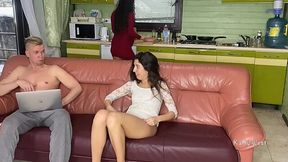 My pregnant wife was oblivious while I fucked her friend doggy-style