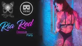 Ria Red - Dessous Party - KinkyGirlsBerlin