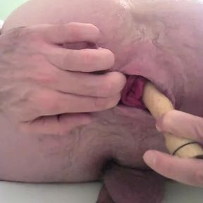 big anal toy fuck and prolapse