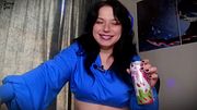 POV: ALT HOTTIE BLUE LIPSTICK BURPING ASMR NO TALKING
