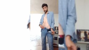 Stylishly dressed farting *