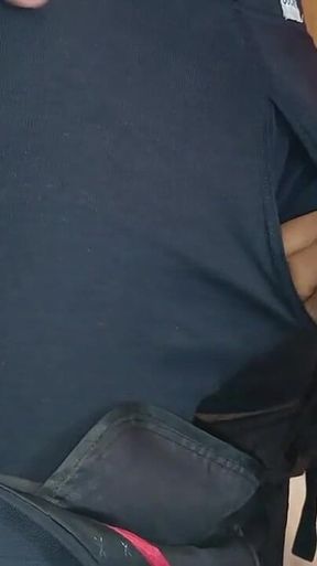 Wife Giving Blowjob to Office Friend