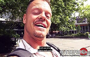 Hitzefrei, sexy student gabi gold picked up & fucked a