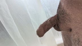 i give my cock a bath while i masturbate