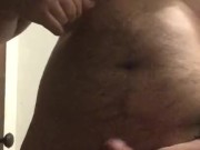 Masturbating in my basement stairwell