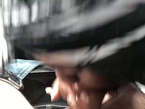 BLACK TEEN SUCKS MY COCK IN CAR