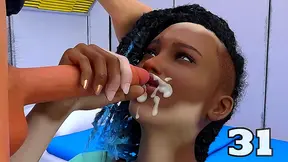 Alien Twins First Taste of Pleasure: Busty MILF Massive Cock Collide