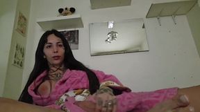com tesao antes de ir dormir, olha o que eu fiz agorinha!