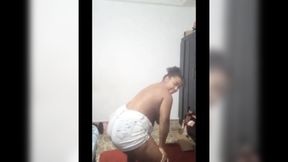 Cumming Alone in His Home Playroom