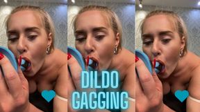 JOI Dildo Gagging