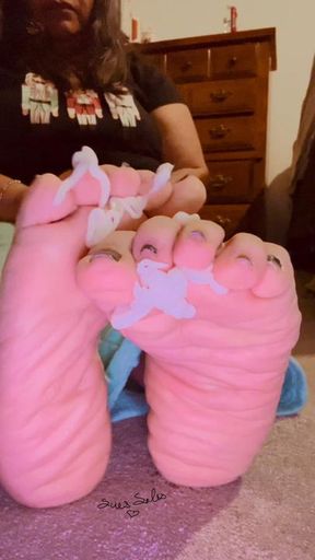 Lotioned soles