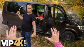 Olivia Sparkle gets picked up and fucked hard in a car