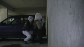 Two scally boys fuck in the parking
