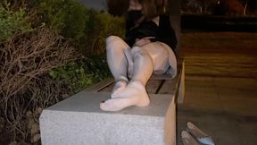 Crossdresser playing in the park - Part 2