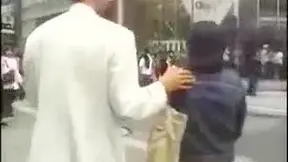 Sexy JAV girl picked up on street and brought home for steamy action