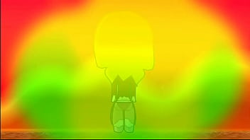 Una animaci&oacute_n corta Parte 2 chica pelo Naranja tir&aacute_ndose p2