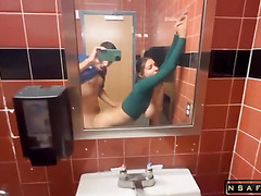 Creampie my Step Sister in whole Foods Public Bathroom IG