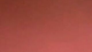 AFRICAN 18 YEAR OLD CREAMS ALL OVER PINK DILDO