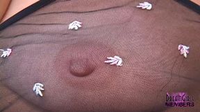 Great natural tits on this hot college girl