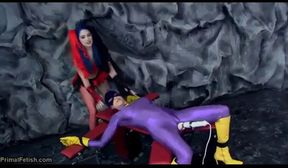 Batgirl Fucked by Harley Quinn