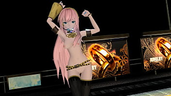Naked dance Megurine Luka Project Diva video by Nutsuki Suu