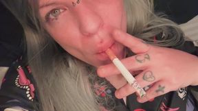 Last cigarette of the night