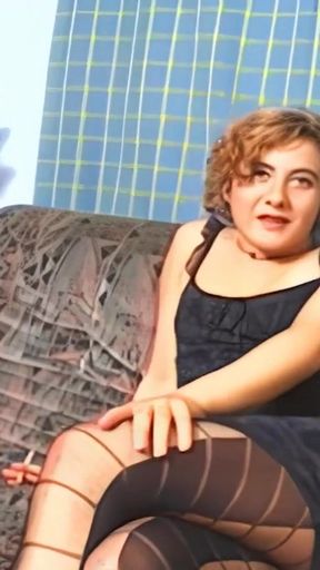 Stunning moment from "Sabina 38 works her horny cunt"