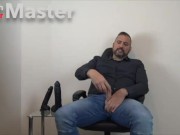 Interviewer asks for demonstration of skills using dildos. Toy instructions and JOI PREVIEW