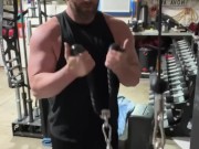 Working out and then making myself cum post workout
