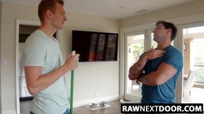 RawNextDoor.com - Aspen's thick cock comparison