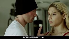 RoughFamily - Muscular Boy Pummeling his Annoying Stepsis - Abella Danger